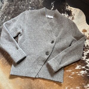Zara Gray Women's Cardigan Sweater